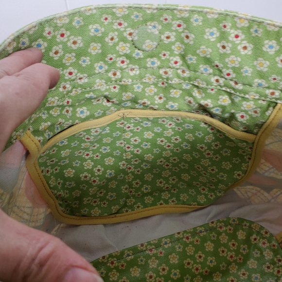 Fossil  floral coated leather muticolor purse - Picture 10 of 13